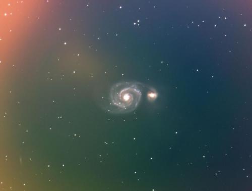 Whirlpool Galaxy by Rick & Sara