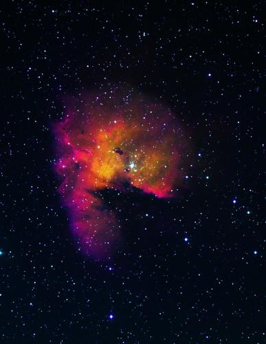 Pac-man Nebula by Sara