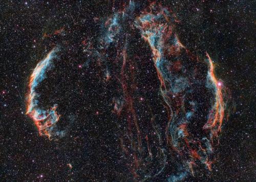 East & West Veil Nebula by Sara