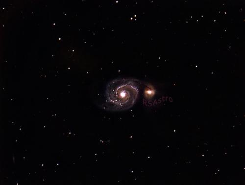 Whirlpool Galaxy by Sara